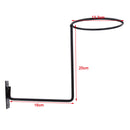 11x Wandmontierter Motorradhelm Jackenständer Perückenständer mit Schrauben