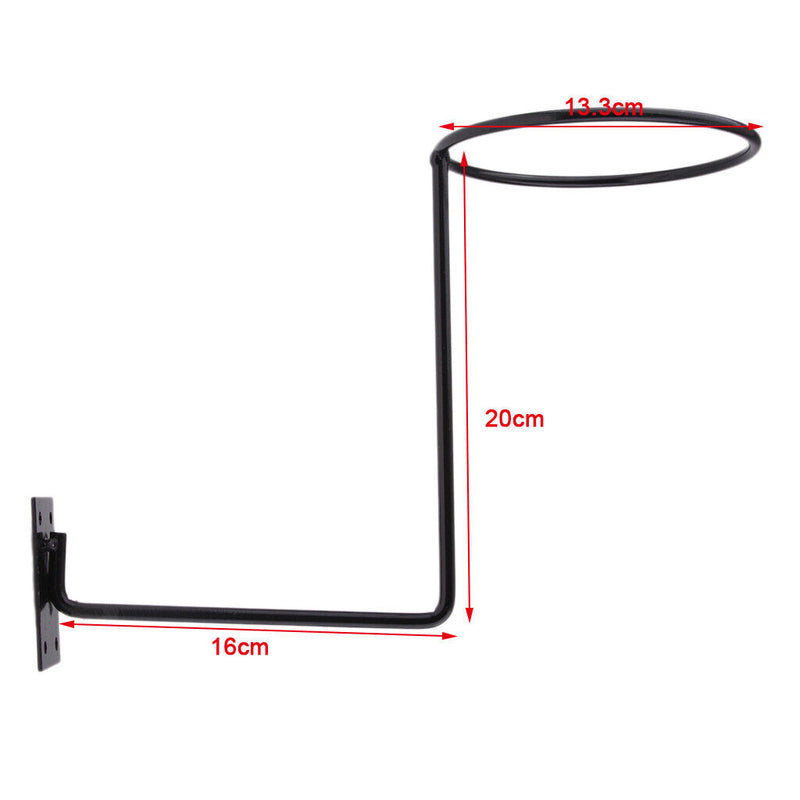 11x Wandmontierter Motorradhelm Jackenständer Perückenständer mit Schrauben