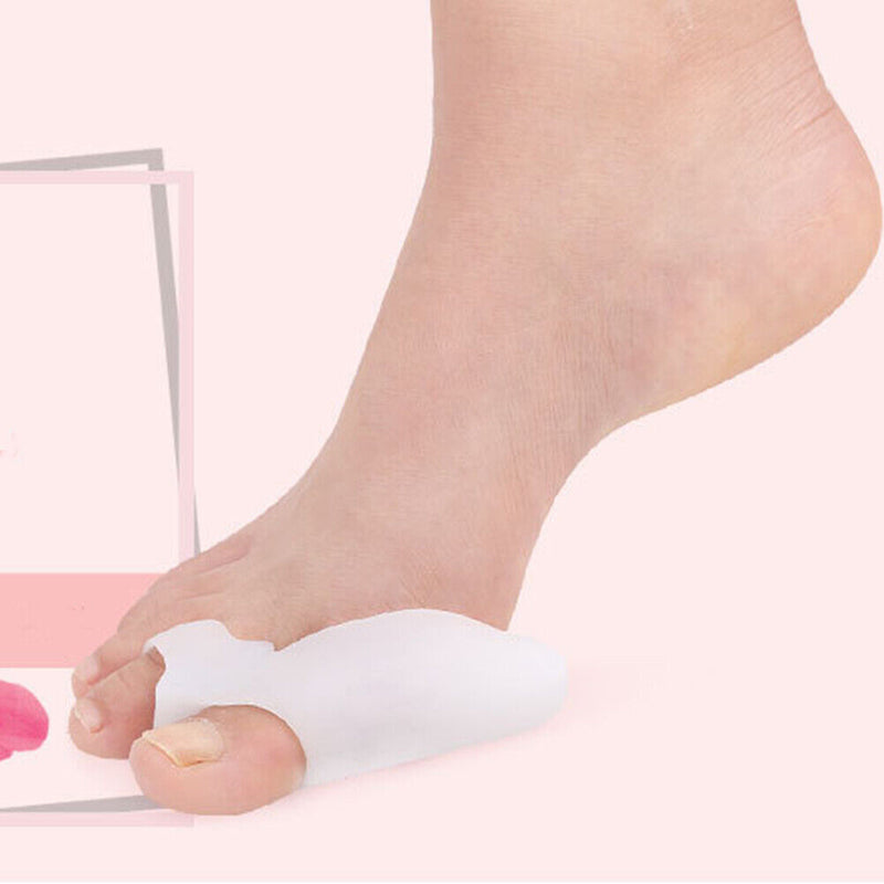 1 Pair Thumb Valgus Toe Separators Hallux Bunion Adjuster Corrector Foot Ca