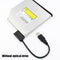 USB 2.0 to Slimline SATA 7+6 13pin Laptop CD DVD Optical Drive Adapter D2J0 L2T8
