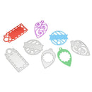4pcs Metal Punching Molds Stencil Scrapbooking Paper Cards Craft Embossing Mold