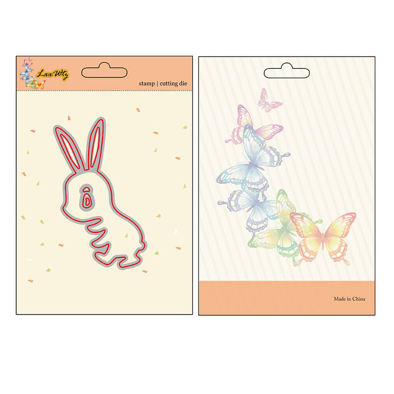 Rabbit-shaped DIY Cutting Dies Stencil Scrapbooking Embossing Home Decor-200209
