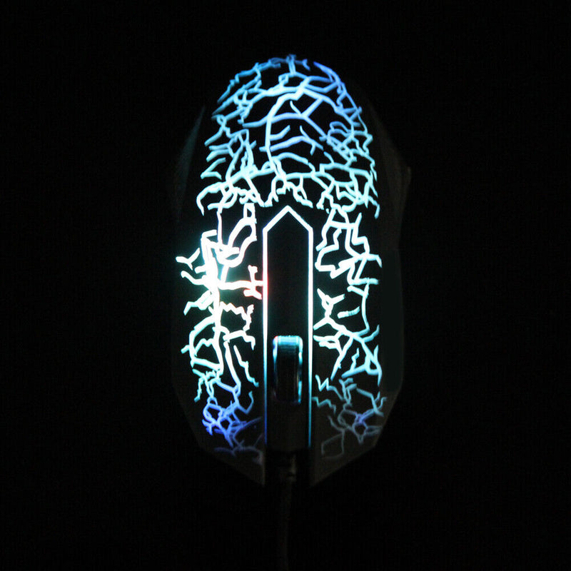 USB Mouse 3 Buttons Optical Gaming Game Mouse 7 Colors LED for PC Laptop