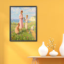 DIY Digital Oil Paint By Numbers Girl Color Drawing Modern Canvas Art No Frame