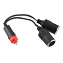 Dual Car Cigarette Lighter Splitter Charger Power Socket Adapter Auto Outlet: