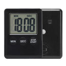 Thin LCD Digital Screen Kitchen Timer Cooking Countdown Alarm Clock (Black)