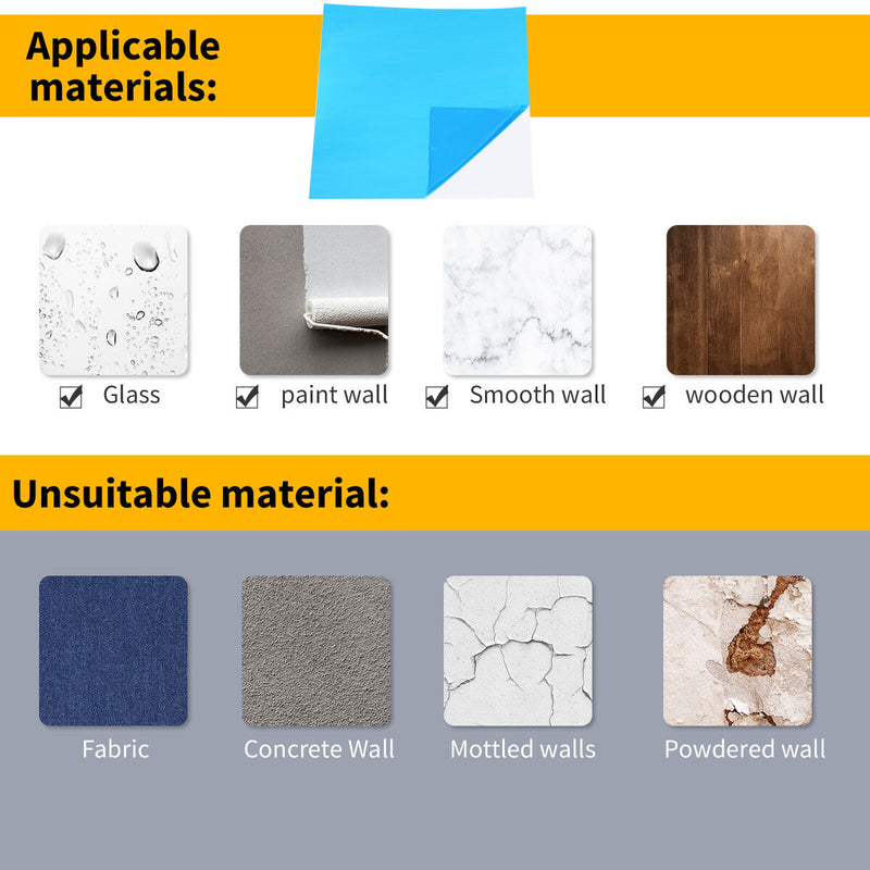 6"" Mirror Tiles 32 Pack Mirror Sheets Non Glass Mirror Tiles Self Adhesive