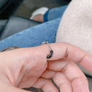 Minimalist Women Girls 2022 Finger Ring Bohemian Cute Glasses Ring Jewelry