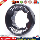 RISK Aluminium Mountain Bicycle Crank Bolts Bike Screw Cover Cap (Black) Newly