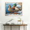 Lakeside Duck Oil Paint By Numbers Kit DIY Acrylic Painting on Canvas Frame