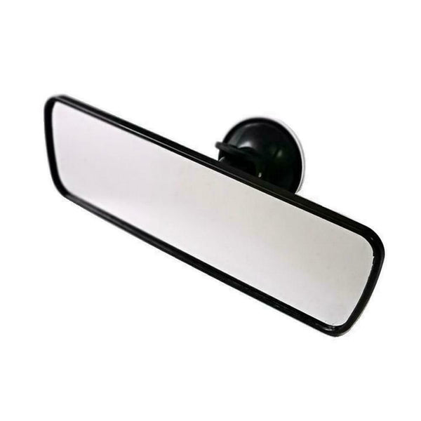 360° Adjustable Car Interior Rear View Mirror w/ Suction Rearview Stick Cup W2K2