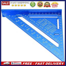 Aluminum Metric Measuring Ruler Woodworking Try Square Triangle Angle Protr
