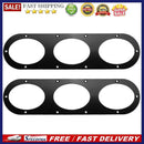 2pcs Universal Car Rear Bumper Race Air Diversion Diffuser Panels (Black)