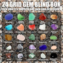 Crystal Stone Christmas Countdown Calendar Ore Blind Box Advent Calendar