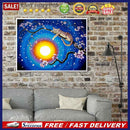 5D DIY Diamond Painting Full Round Drill Moon Cat Rhinestone Crafts Home Art