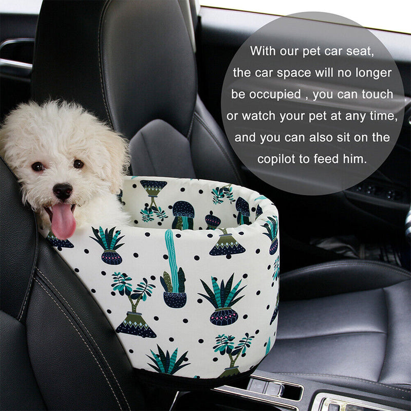 Pet Dog Car Carrier Seat Bag Basket for Small Cat Dogs Safety Travel Bed Ho