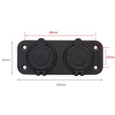 Tuankay Car Motorcycle Cigarette Lighter Dual Port Socket Panel Install Hal