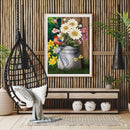 Bird and Flower Oil Paint By Numbers DIY Handpainted Picture Craft Home Decor