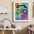 5D Diamond Painting Color Car Myth Full Round Drill Rhinestone Kit