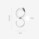 Buckle Outdoor Hanging Coat Hanger Desk Hook S shape Hooks Rail Crossbar Clips