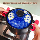 Bowknot Silicone Pot Clips Potholders Anti-scald Gloves Hot Handle Holder