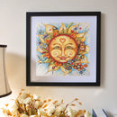DIY Diamond Painting Cross Stitch Cartoon Sun Embroidery Rhinestones Needlework