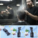1pc Matte Black Plastic Spray Bottle Durable Rotary Watering Can Salon Tool