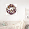 Oil Paint By Numbers Picture DIY Painting Wreath Flower Drawing on Canvas