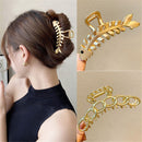 Half Bun Hair Clip Hair Barrettes Hair Claw Clips Non-Slip Hair Clips