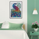 5D DIY Special Shaped Diamond Painting Peafowl Cross Stitch Craft Wall Arts Kit