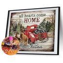Diamond Painting 5D Full Round Drill Mosaic DIY Christmas Deer Car Art Decor Kit