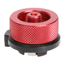 Outdoor Camping Picnic Stove Converter Long-Flat Gas Bottle Adapter(Red) Newly
