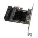 PCIe SATA 6-Port SATA III to PCI Express 3.0 X1 Internal Expansion Card Adapter
