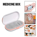 Portable 4/6 Grids Pill Box Drug Tablet Medicine Storage Splitter Organizer