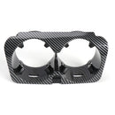 Car Center Console Water Cup Holder for Mercedes W205 (Black Carbon Fibre)