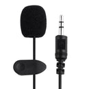 Handsfree Microphones Clip On Lapel Lavalier Mic For Phone PC Recording