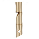 Brass Bamboo Shape Key Chain Whistle SOS Survival EDC Tool Newly