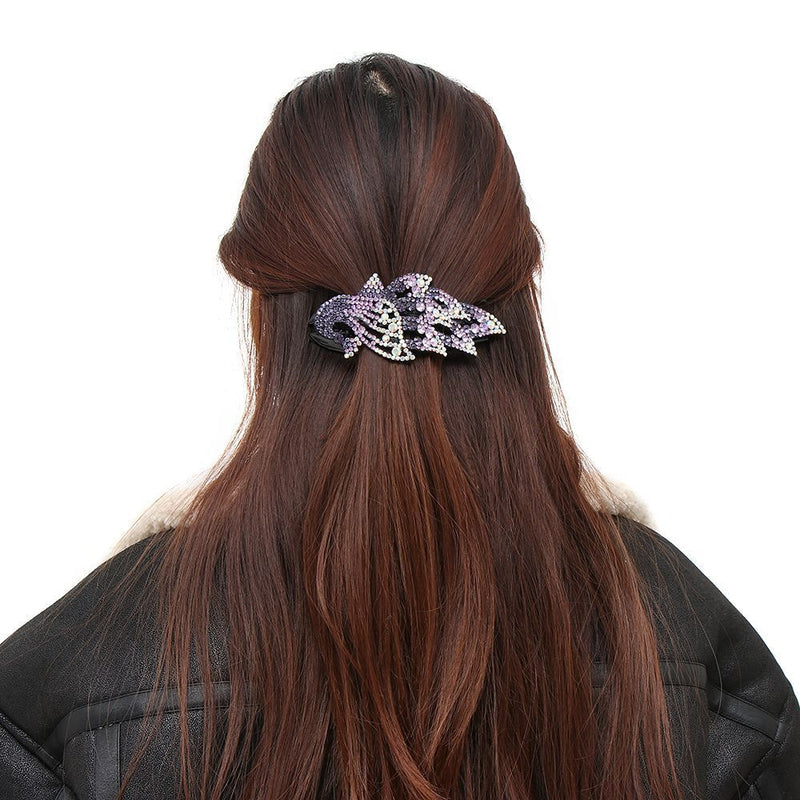 Duckbill Hair Claws Flower Hair Clip Rhinestone Hairpin Hair Dovetail Clips