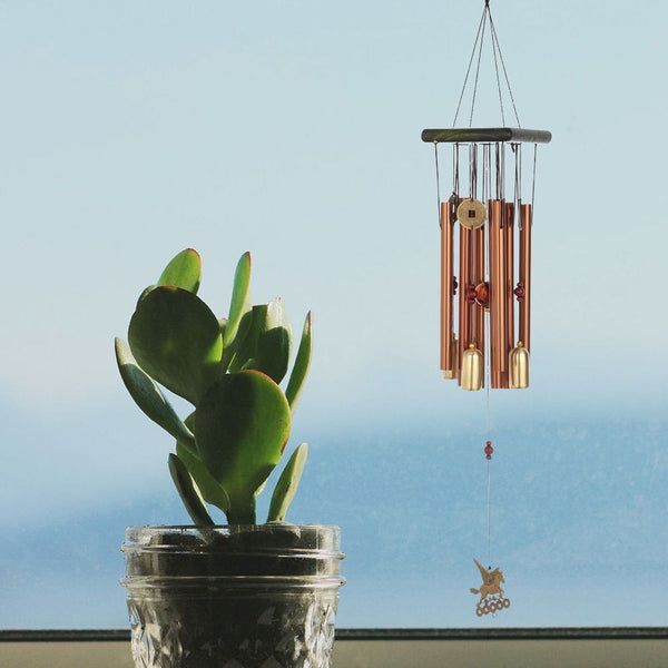 Yard Garden Large Copper Bells Aluminum Tubes Wind Chimes Hanging Ornament