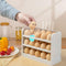 Three Layers Flip Egg Storage Box Kitchen Fridge Egg Keeping Fresh Tray Newly