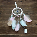 Novelty Feathers Dream Catcher LED Light Home Hanging Pendant Decor Craft
