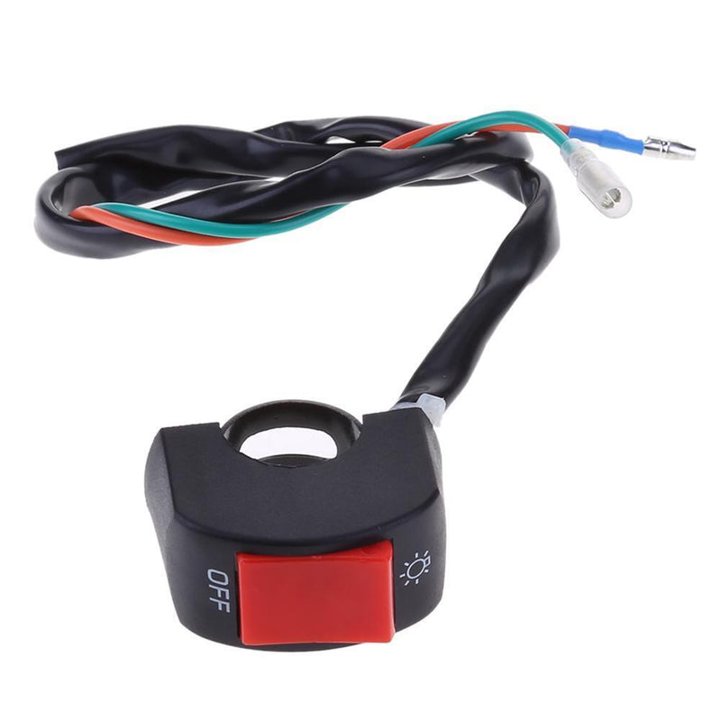 12V 7/8in Motorcycle Handlebar On/Off Switch for LED Headlight Fog Light(1)