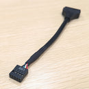 20 Pin Male to 9 Pin Female Wire Converter 15cm USB 3.0 to USB 2.0 Adapter Cable