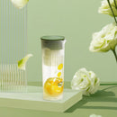 #A Plastic Iced Water Container - Summer Cooling Tool for Iced Tea Milk Lemona