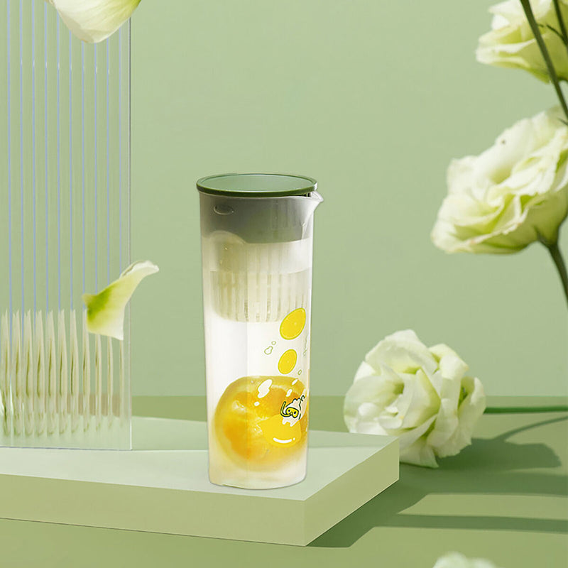 #A Plastic Iced Water Container - Summer Cooling Tool for Iced Tea Milk Lemona