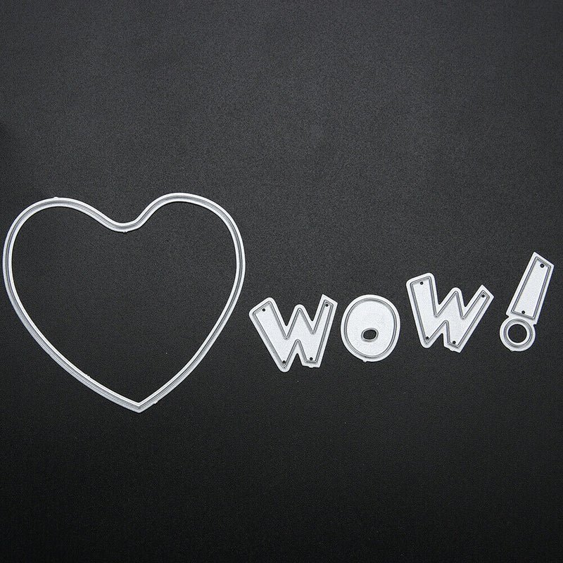 Cutting Die Decor Carbon Steel Heart Mother Craft Embossing - 133532