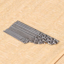 20Pcs Drill Mini 0.3mm-1 High Speed Steel HSS Micro Spiral Drill Bit Set