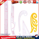 5pcs Metric Styling Rulers Curve Set Cutting Ruler Arm Sleeve Yardstick Newly