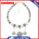 vanpower Dog and Cat Pendant Collar, Braided Rope, with Gloc