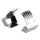 2PCS Anti-Slip Stainless Steel Protector Plate for Axial SCX24 DJ 1/24 RC Crawler Car